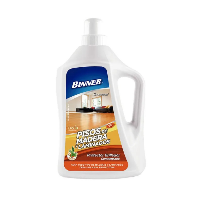 Binner Protector Brillador Pisos de Madera y Laminados Bambú 1 L ...